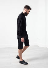 Load image into Gallery viewer, Scotland Button-Up in Black